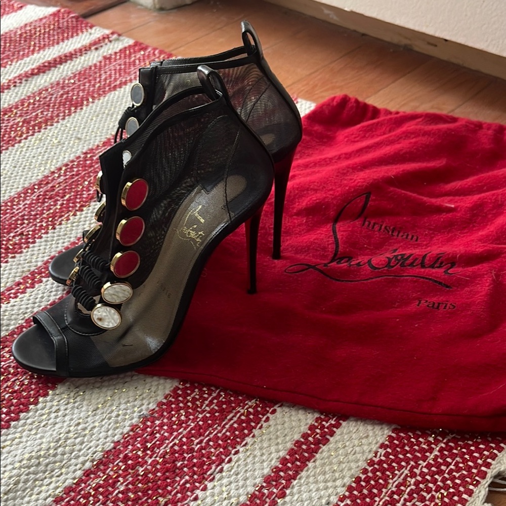 Christian Louboutin Black Stiletto Heels